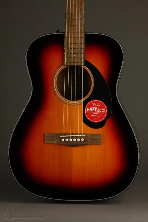 Fender CC-60S Concert, Walnut Fingerboard, 3-Color Sunburst – New
