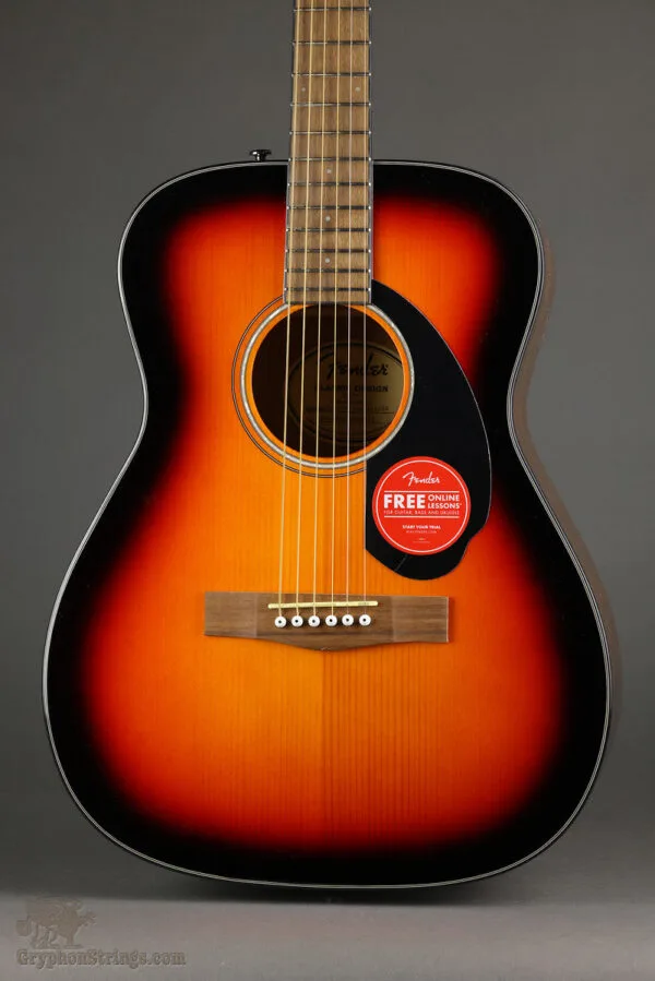 Fender CC-60S Concert, Walnut Fingerboard, 3-Color Sunburst – New