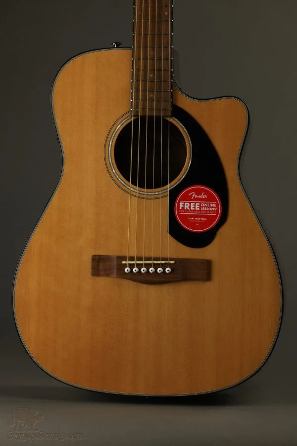 Fender CC-60SCE Concert, Walnut Fingerboard, Natural – New