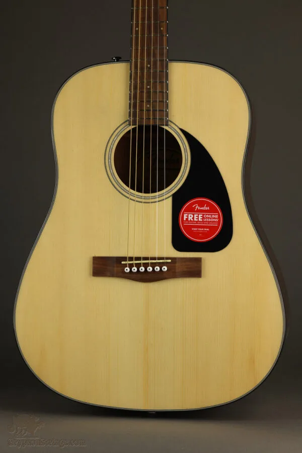 Fender CD-60 Dreadnought V3 w/Case, Walnut Fingerboard, Natural – New