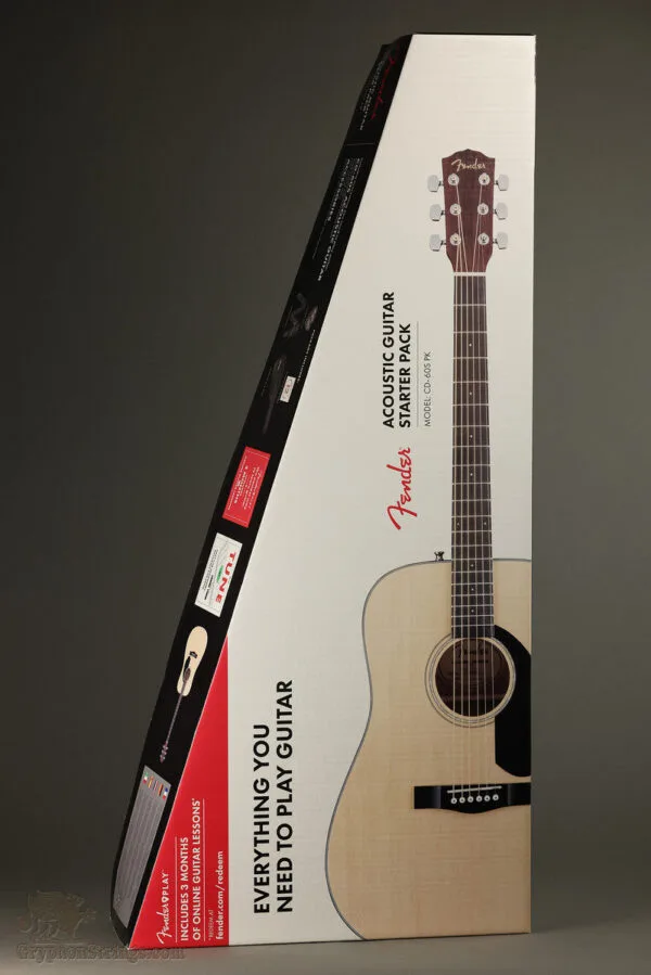 Fender CD-60S Dreadnought Pack V2, Natural – New