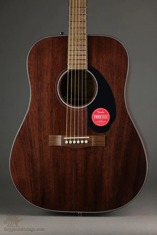 Fender CD-60S Dreadnought, Walnut Fingerboard, All-Mahogany – New