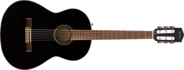 Fender CN-60S Nylon, Walnut Fingerboard, Black – New