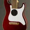 Fender Fullerton Strat® Uke, Walnut Fingerboard, White Pickguard Candy Apple Red – New