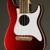 Fender Fullerton Strat® Uke, Walnut Fingerboard, White Pickguard Candy Apple Red – New
