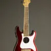Fender Fullerton Strat® Uke, Walnut Fingerboard, White Pickguard Candy Apple Red – New