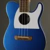 Fender Fullerton Tele® Uke, Walnut Fingerboard, White Pickguard, Lake Placid Blue – New