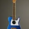 Fender Fullerton Tele® Uke, Walnut Fingerboard, White Pickguard, Lake Placid Blue – New