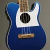 Fender Fullerton Tele® Uke, Walnut Fingerboard, White Pickguard, Lake Placid Blue – New