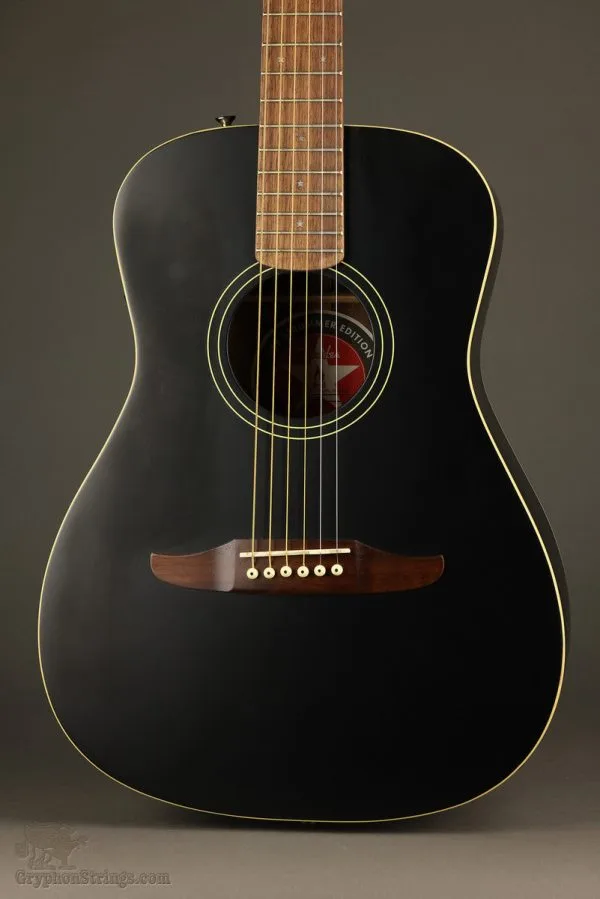 Fender Joe Strummer Campfire, Walnut Fingerboard, Matte Black – New