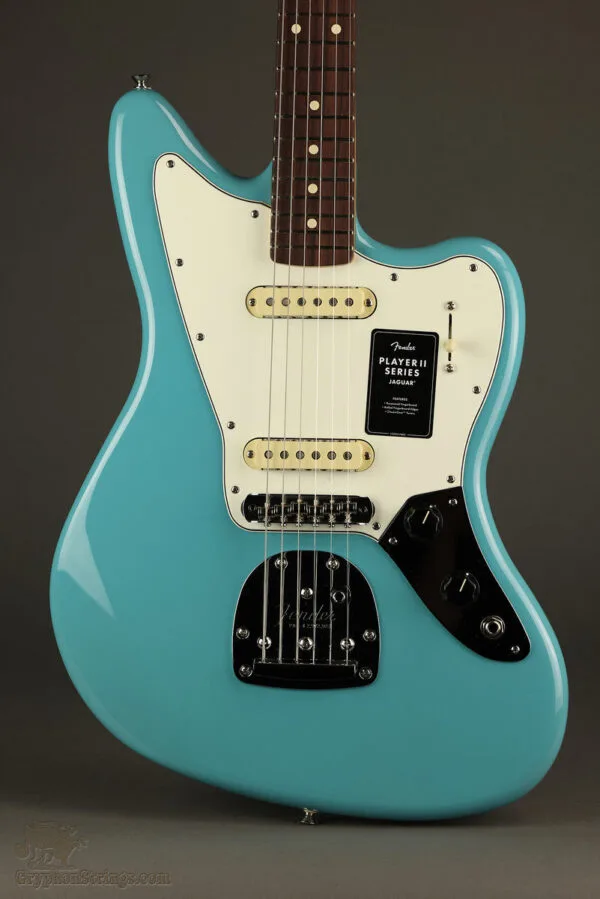 Fender Player II Jaguar®, Rosewood Fingerboard, Aquatone Blue – New