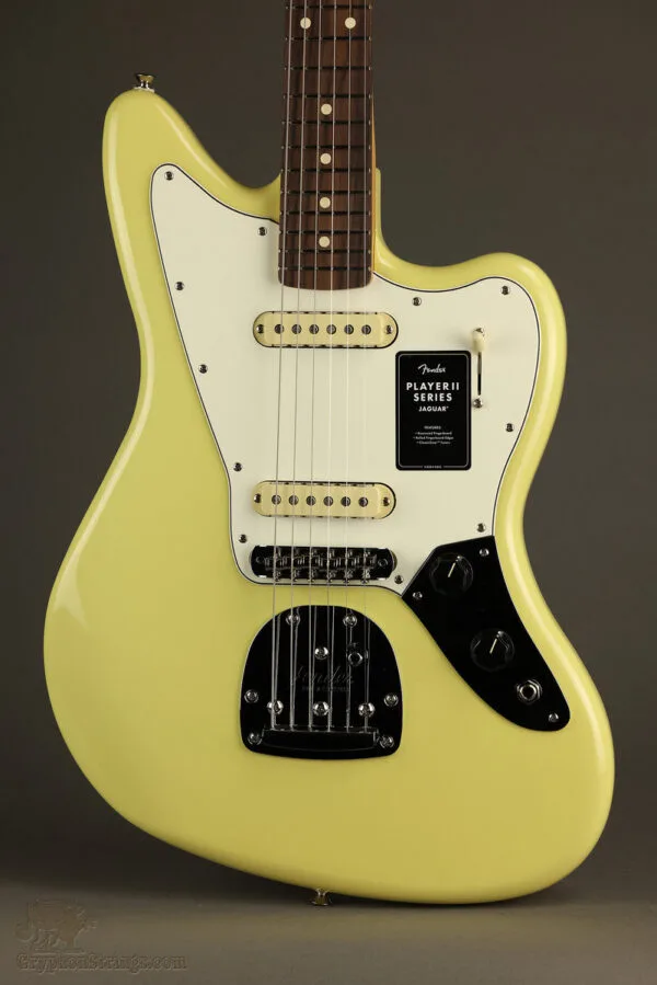 Fender Player II Jaguar®, Rosewood Fingerboard, Hialeah Yellow – New