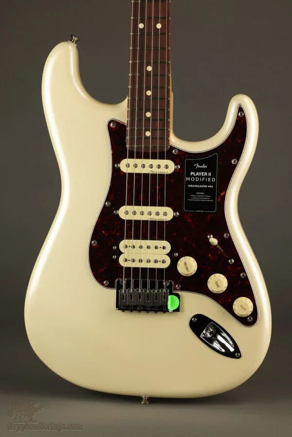 Fender Player II Modified Stratocaster® HSS, Rosewood Fingerboard, Olympic Pearl – New