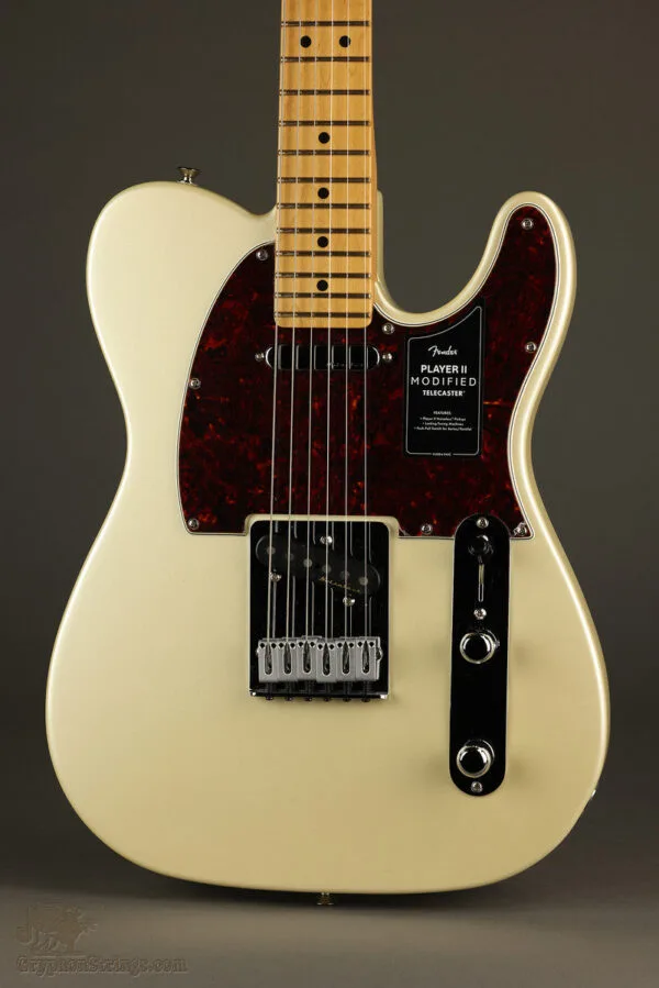 Fender Player II Modified Telecaster®, Maple Fingerboard, Olympic Pearl – New