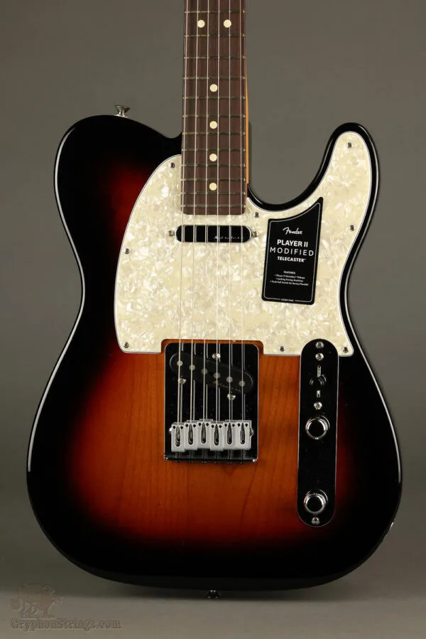 Fender Player II Modified Telecaster®, Rosewood Fingerboard, 3 Tone Sunburst – New