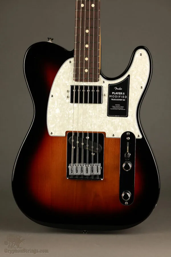 Fender Player II Modified Telecaster® SH, Rosewood Fingerboard, 3 Tone Sunburst – New