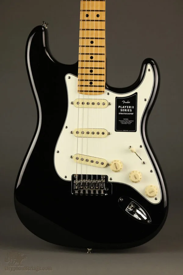 Fender Player II Stratocaster®, Maple Fingerboard, Black – New