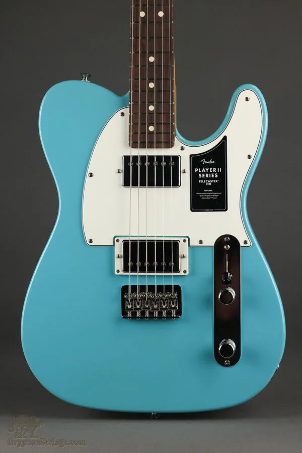 Fender Player II Telecaster® HH, Rosewood Fingerboard, Aquatone Blue – New