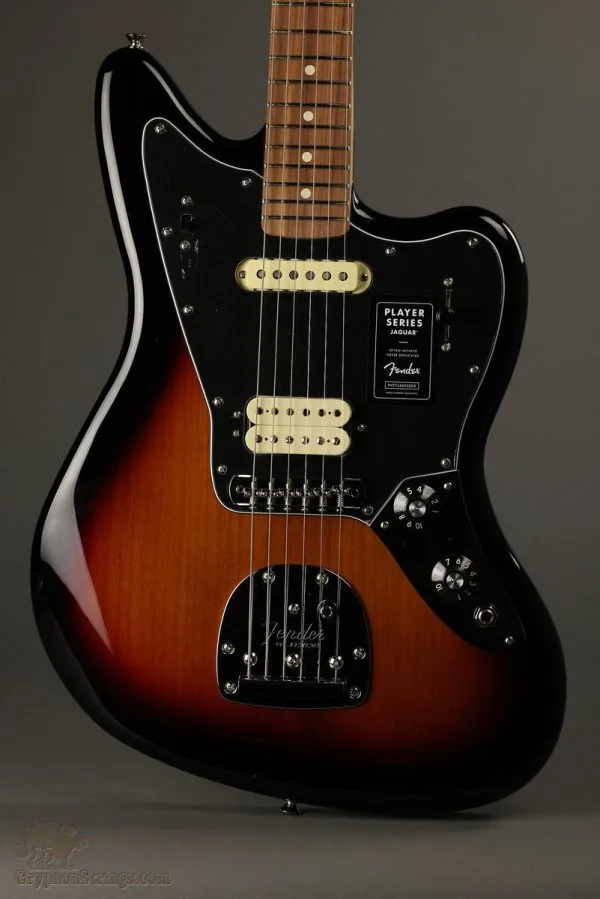 Fender Player Jaguar®, Pau Ferro Fingerboard, 3 Color Sunburst New