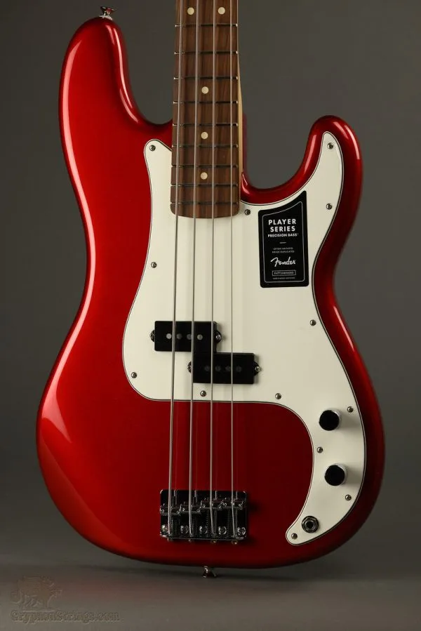 Fender Player Precision Bass®, Pau Ferro Fingerboard, Candy Apple Red New