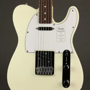 Fender Standard Telecaster®, Laurel Fingerboard, White Pickguard, Olympic White – New