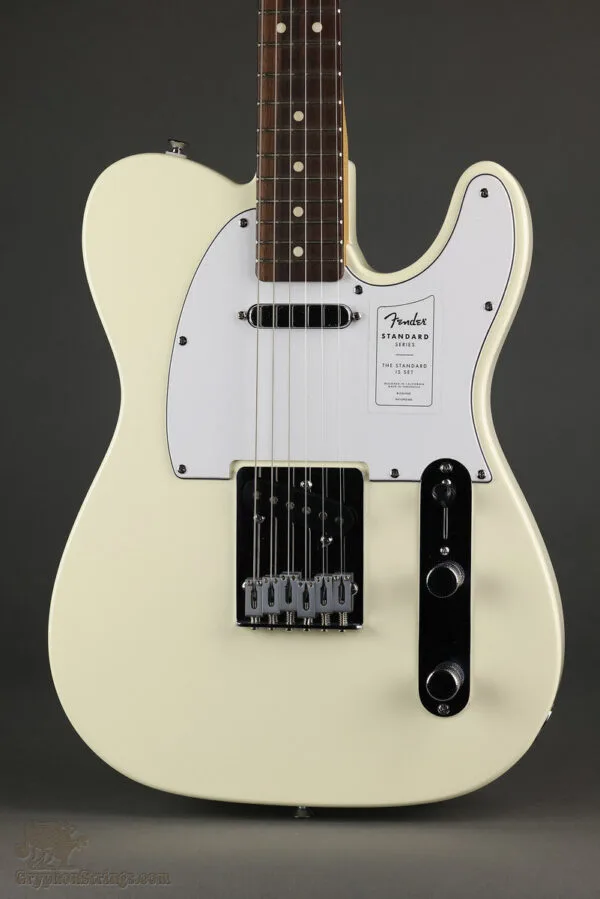 Fender Standard Telecaster®, Laurel Fingerboard, White Pickguard, Olympic White – New