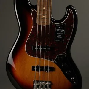 Fender Vintera® ‘60s Jazz Bass®, Pau Ferro Fingerboard, 3-Color Sunburst New
