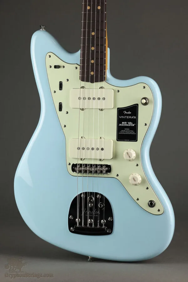 Fender Vintera® III Mid ’60s Jazzmaster®, Rosewood Fingerboard, Sonic Blue – New