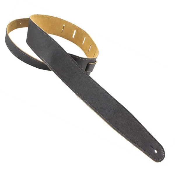 GUITAR STRAPS USA LEATHER CHOCOLATE