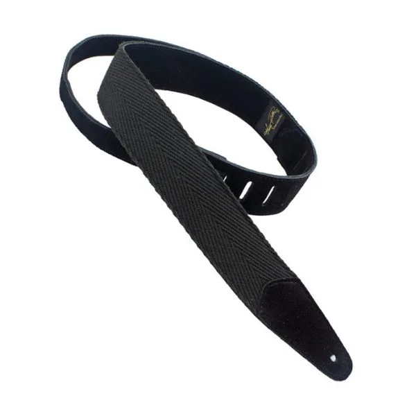 HERRINGBONE COTTON BLACK