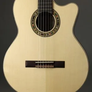 Kremona Fiesta F65CW-SB Nylon String Acoustic Electric Guitar New