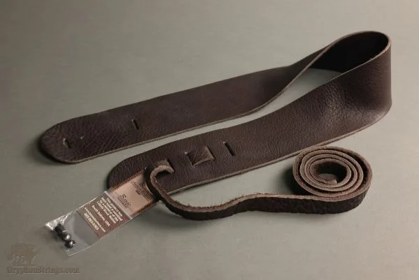 Lakota Leathers Banjo Straps – Cradle 3″, Chocolate
