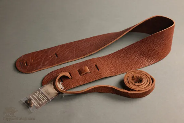 Lakota Leathers Banjo Straps – Cradle 3″, Tobacco