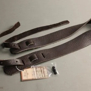 Lakota Leathers Banjo Straps – Non-Cradle 2″, Chocolate