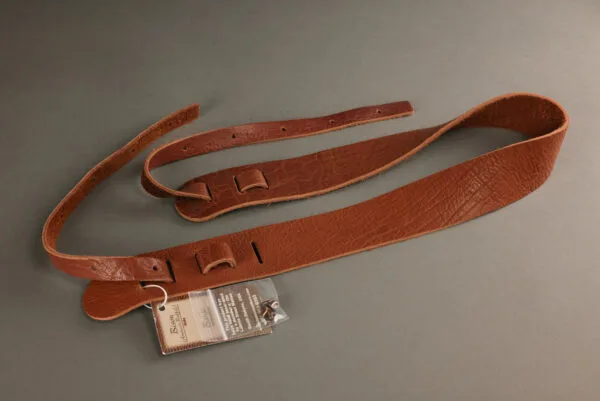 Lakota Leathers Banjo Straps – Non-Cradle 2″, Tobacco