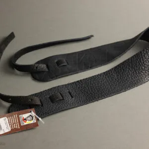 Lakota Leathers Banjo Straps – Non-Cradle 3″, Black