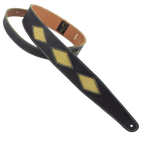 LEATHER SERIES CUT OUT TWEED DIAMONDS