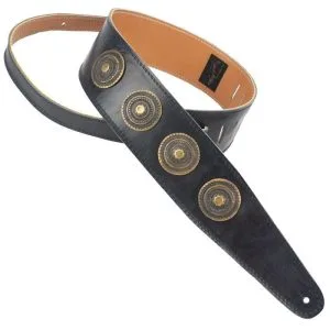 LEATHER SERIES MEDALLION BLACK