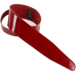PATENT LEATHER RED, UNDERSIDE POCKET