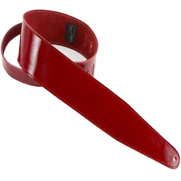 PATENT LEATHER RED, UNDERSIDE POCKET