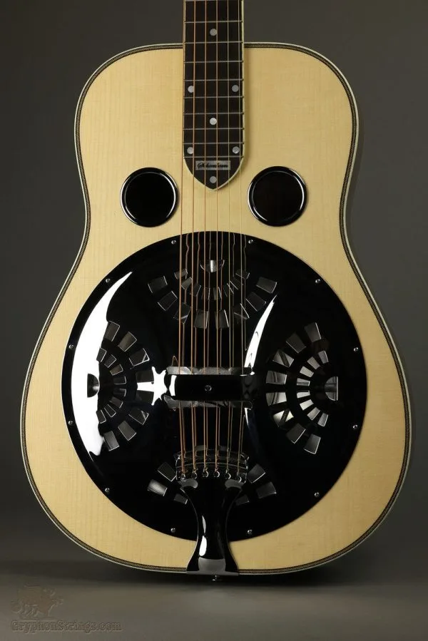 Scheerhorn L-Body Rosewood Resophonic Guitar with Fishman Pickup New