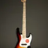 Squier Affinity Series® Jazz Bass®, Maple Fingerboard, White Pickguard, 3-Color Sunburst – New