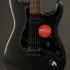 Squier Affinity Series™ Stratocaster® HH, Laurel Fingerboard, Black Pickguard, Charcoal Frost Metallic – New