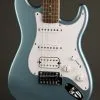 Squier Affinity Series™ Stratocaster® Junior HSS, Laurel Fingerboard, White Pickguard, Ice Blue Metallic – New