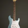 Squier Affinity Series™ Stratocaster® Junior HSS, Laurel Fingerboard, White Pickguard, Ice Blue Metallic – New