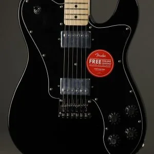 Squier Affinity Series™ Telecaster® Deluxe, Maple Fingerboard, Black Pickguard, Black New