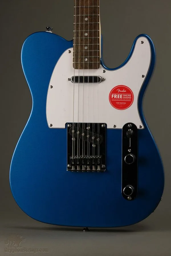 Squier Affinity Series™ Telecaster®, Laurel Fingerboard, White Pickguard, Lake Placid Blue – New