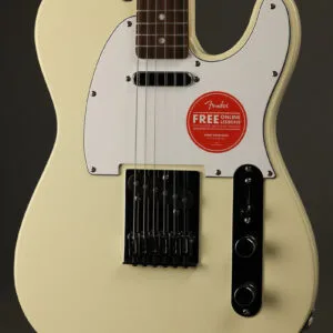 Squier Affinity Series™ Telecaster®, Laurel Fingerboard, White Pickguard, Olympic White – New