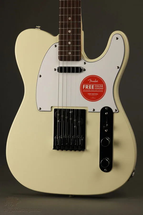 Squier Affinity Series™ Telecaster®, Laurel Fingerboard, White Pickguard, Olympic White – New