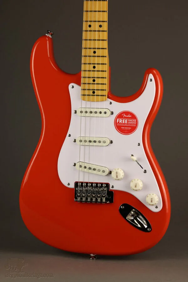 Squier Classic Vibe ’50s Stratocaster®, Maple Fingerboard, Fiesta Red – New